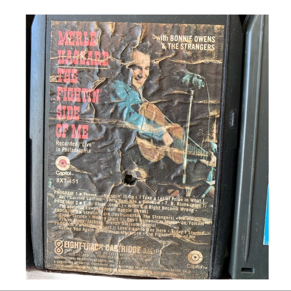 Lot of 3 Merle Haggard 8 track tapes - Picture 3 of 11